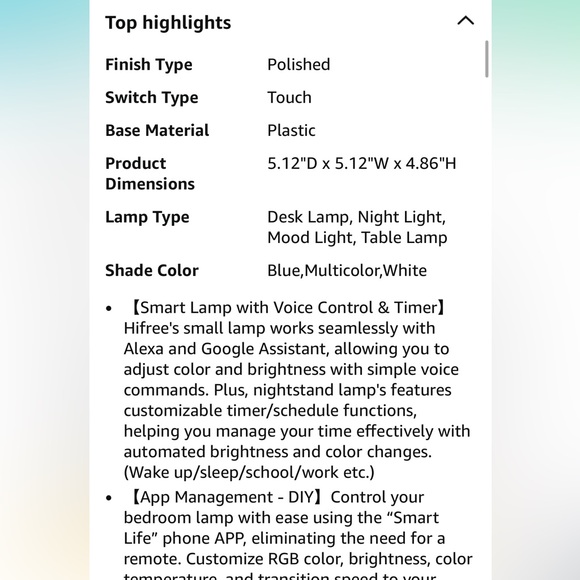 Hifree Smart Table Lamp - Picture 11 of 11